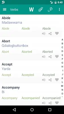 Verb Hausa android App screenshot 1